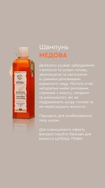 Шампунь HONEY "Живлення та зволоження" серії "Медова" 250 мл 99100108101 фото