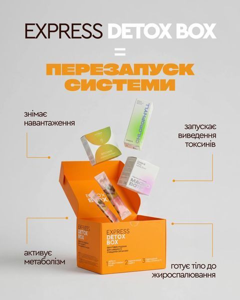 Експрес детокс-програма EXPRESS DETOX BOX При хронічному стресі, безсонні, астенії, тривожних станах PH-002 фото