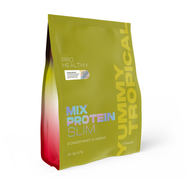 Низькокалорійний поживний коктейль Mix Protein slim Yummy Tropical PH-003 фото